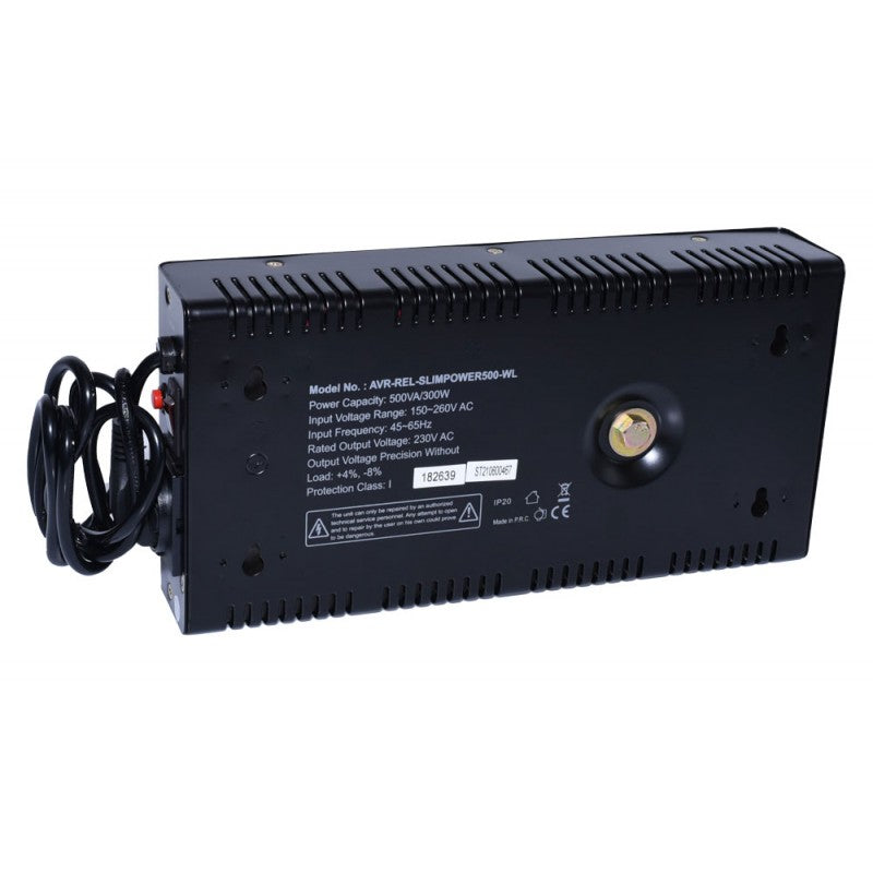 Stabilizator de Tensiune SLIMPOWER cu Releu AVR-500VA - Frize