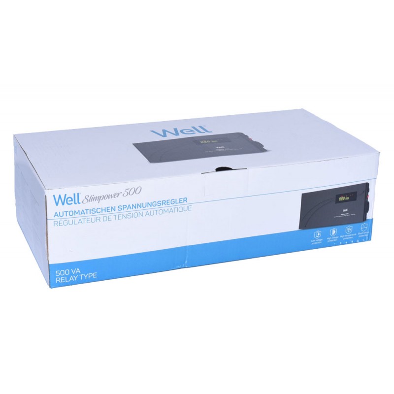 Stabilizator de Tensiune SLIMPOWER cu Releu AVR-500VA - Frize