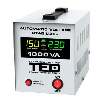 Network stabilizer MAXIM 1000VA AVR LCD 2 outputs SHUKO TED000040