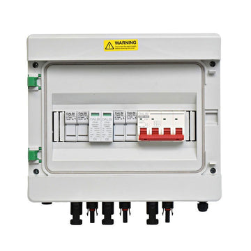 Tablou de Protecție pentru Sisteme Fotovoltaice cu 2 Stringuri - 1000VDC, Model HA12 pentru Instalatii Solare
