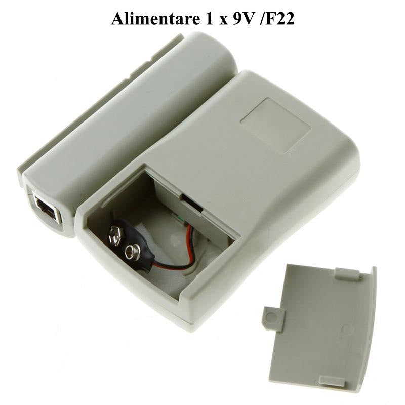 Tester de Cablu Retea - UTP TEL - Frize