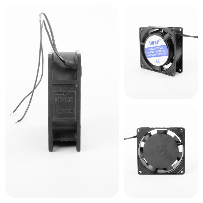 Ventilator 220V-80x80x25mm - Frize
