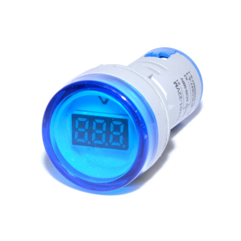 Voltmetru Digital Albastru 250V/AC 20-500V - Frize