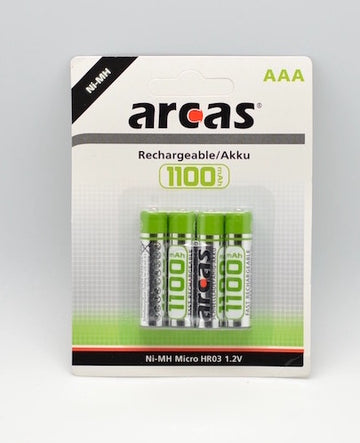 acumulatori reincarcabili arcas R3 AA NI-MH 1100mAH 4buc/set