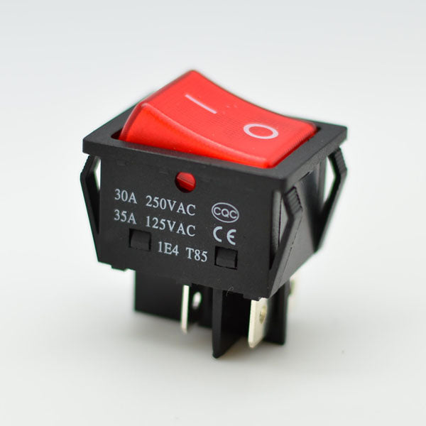 intrerupator IRS lat on-of rosu 4 contacte 220V-30A