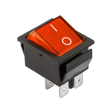 intrerupator IRS lat on-of rosu 4 contacte 220V-15A