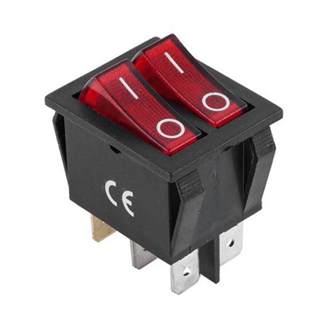 intrerupator comutator IRS on-of rosu 6 contacte 220V-15A