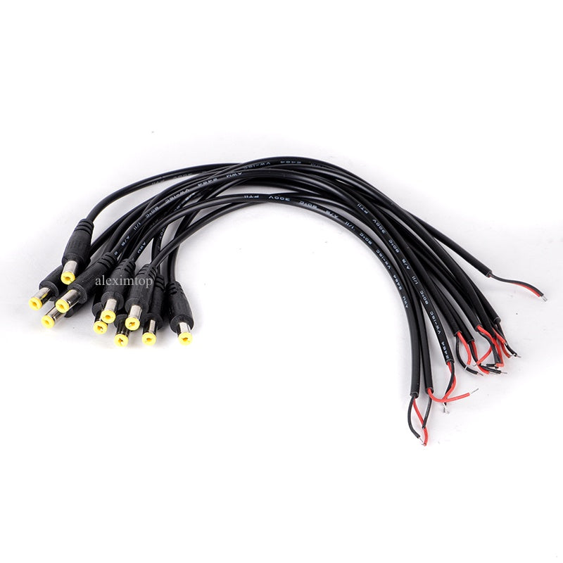 Mufa alimentare DC 2,1/5,5mm tata cu cablu 100cm