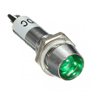 Indicator martor metalic verde 220V