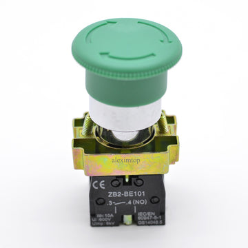 Buton motor 220V ciuperca retinere ON-OF BS533 verde