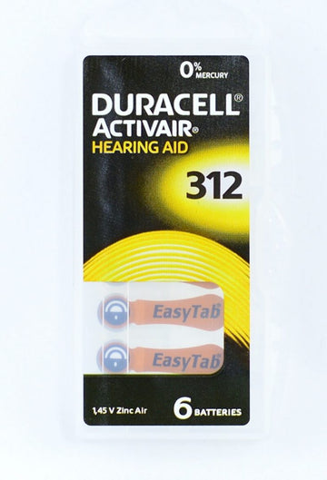 Bateri Auditive Duracell PR312