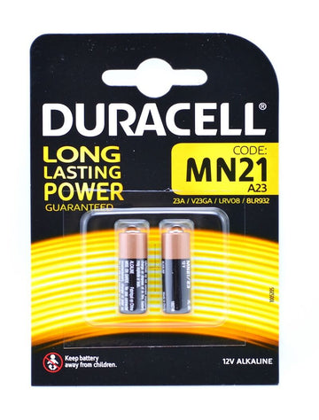 Baterie Alcalina Duracell A23 - 12V MN21 2buc/set
