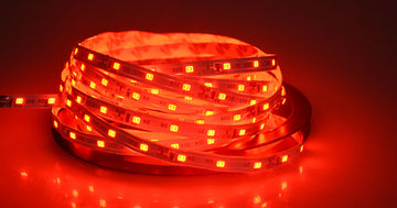 Banda Led 3528 - 60led/m Interior , DC 12V 4,8W/ml , 5m/rola , Rosu