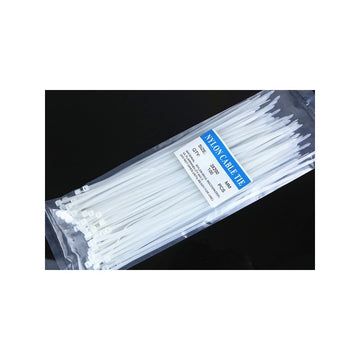 Colier de plastic, brida alba 4,8x200mm 100b/set - Frize