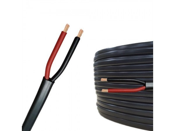 Cablu Electric Plat Negru 2x0,75mm (MYYUP) 100m/rola - Frize