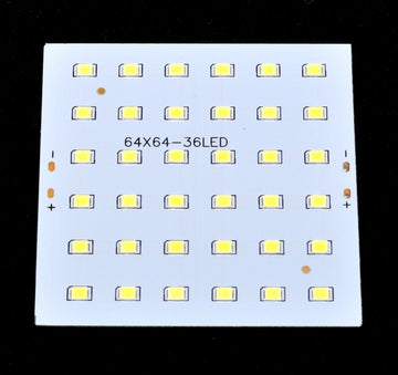 Placa cu Leduri SMD 64 x 64 x 36 Buc 12V/Putere 10W - Frize