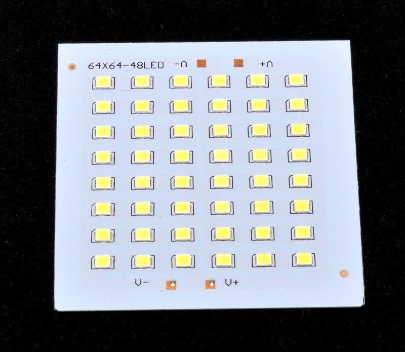Placa cu Leduri SMD 64 x 64 x 48 Buc 12V/Putere 20W - Frize