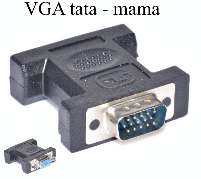 Adaptor VGA Tata-Mama 15 Pini - Frize
