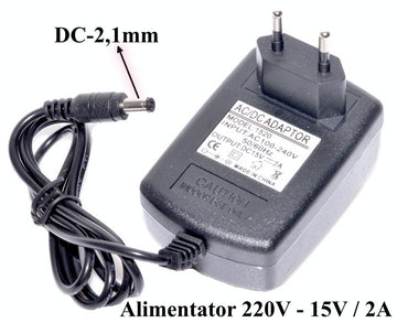 Alimentator AC/DC, 220V-15V/2A - Frize