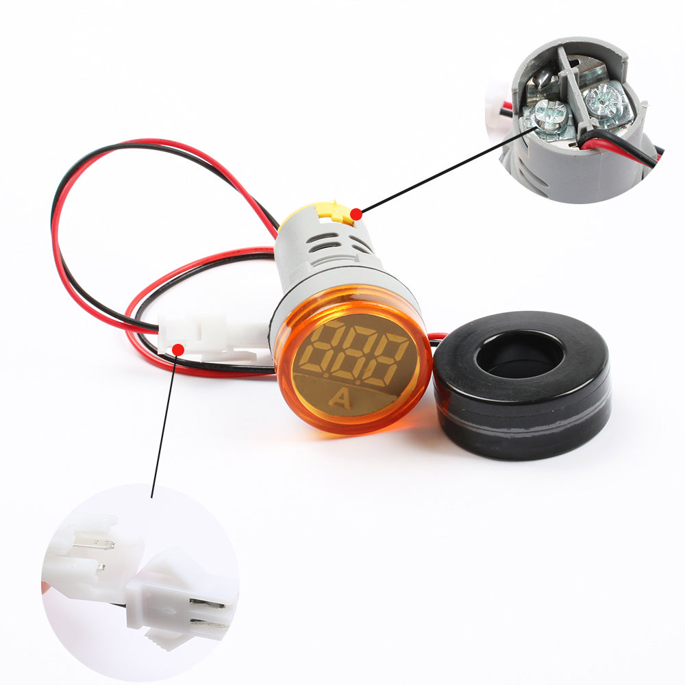 Ampermetru Digital Panou 220V/θ 22mm - Frize