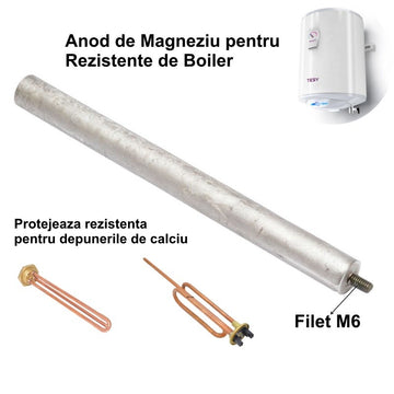 Anod M6 de Magneziu pentru Boiler Electric - Frize