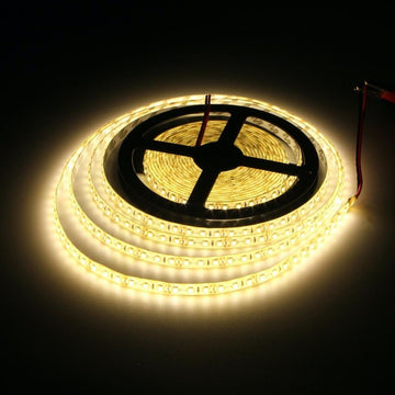 Banda Led 2835 - 120led/m, Interior-DC 12V 9,6W/ml, 5m/rola, Alb-Cald - Frize