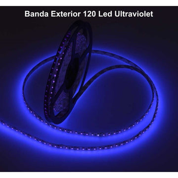 Banda Led 2835 - Ultraviolet 120led/m, Ex-IP65 - Rola/5m - Frize