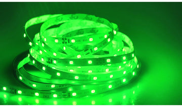 Banda Led 3528 - 60led/m Exterior-Silicon, DC 12V 4,8W/ml, 5m/rola, Verde - Frize