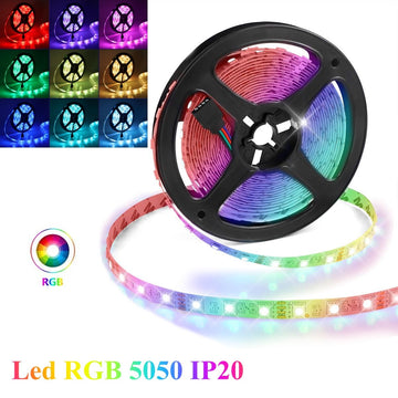 Banda Led RGB 5050 - 60led/m Interior IP20 - 12V - 5m/Rol - Frize