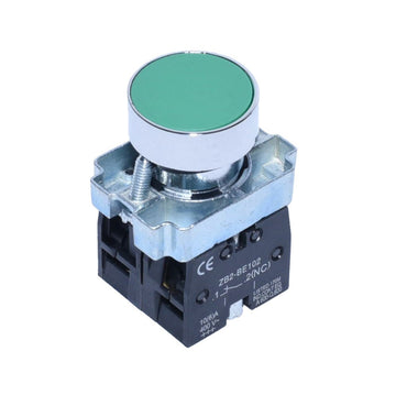 Buton Motor Push BA35 Verde - Frize