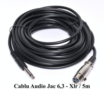 Cablu Audio Jack 6,3mm Tata-XLR Mama/5m - Frize