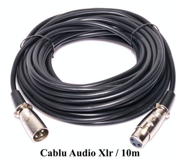 Cablu Audio XLR Tata-XLR Mama 3Pini/10m - Frize