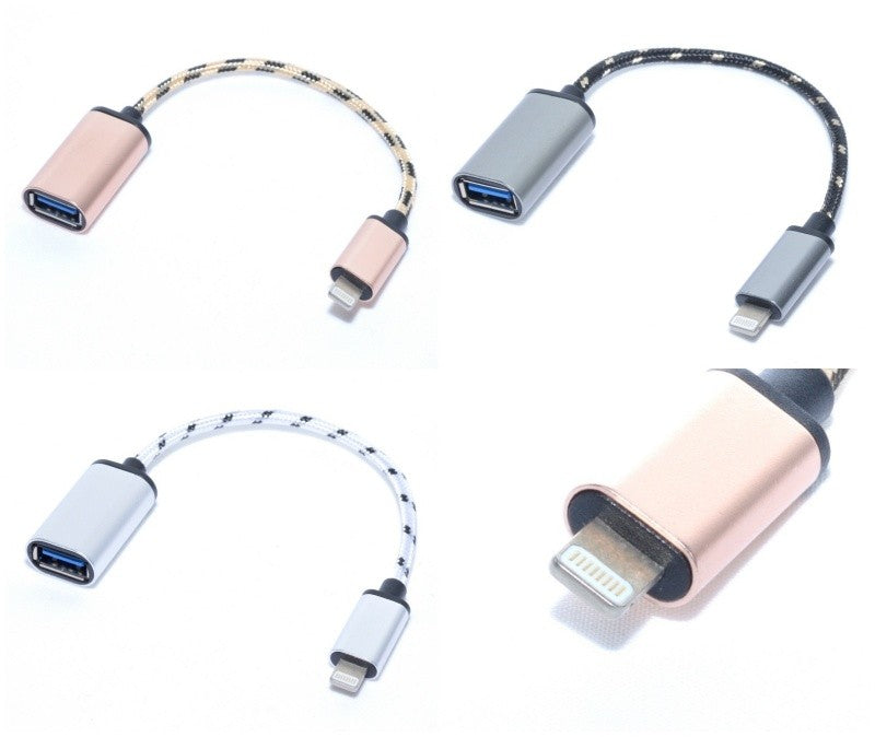 Cablu OTG - Iphone,15 cm - Frize