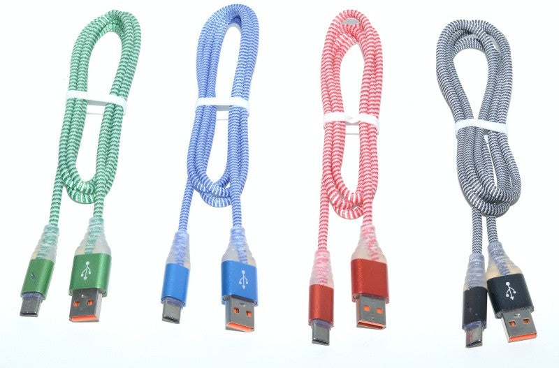 Cablu Panzat USB tata la Tip C tata cu Led D8-32C - Frize