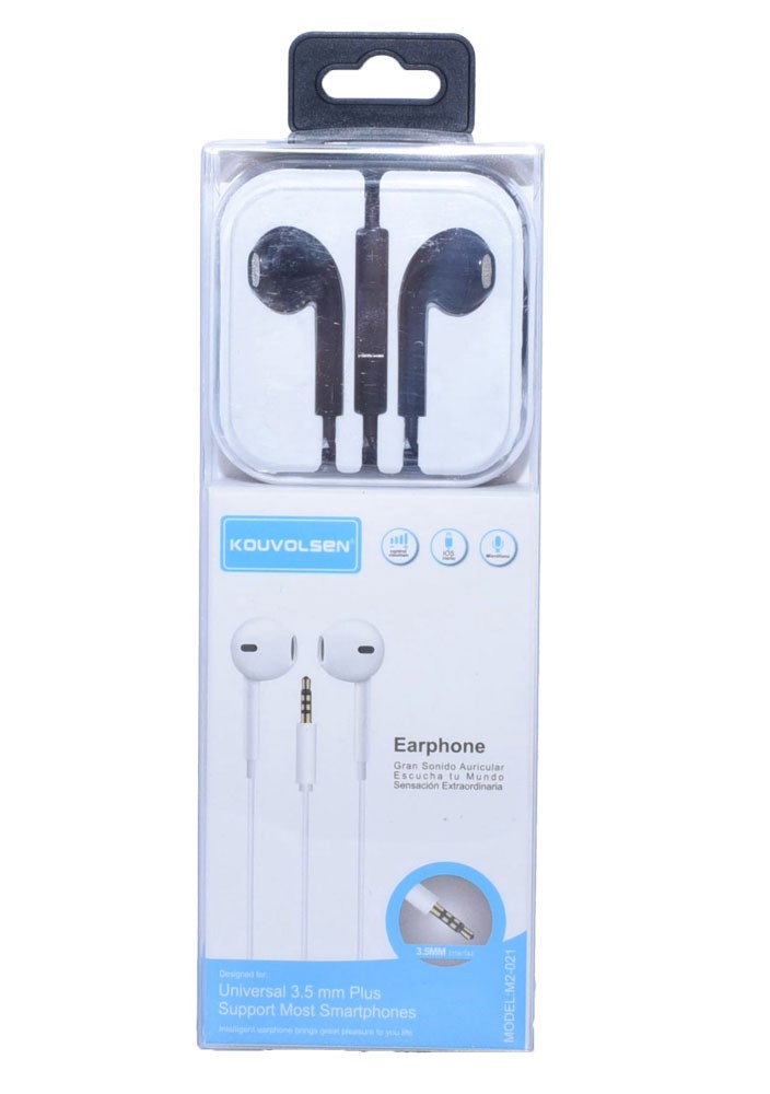 Casti Audio Dop cu Microfon M2 / Negru - Frize