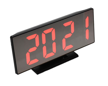 Ceas Oglinda cu Led Roșu DS-3618L - Frize