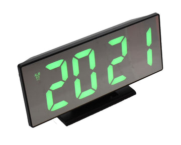 Ceas Oglinda cu Led Verde DS-3618L - Frize