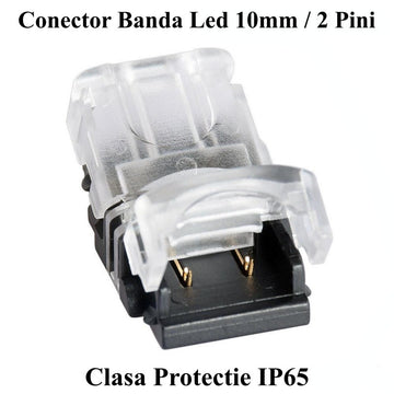 Conector Banda Led 10mm 2 Pini - 2 Fire - Frize