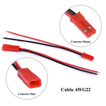 Conectori 2 Fire Mama - Tata, AWG22 - Frize