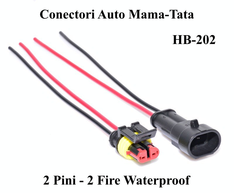 Conectori Auto 2 Fire Waterproof, HB-202 - Frize