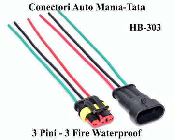 Conectori Auto 3 Fire Waterproof, HB-303 - Frize