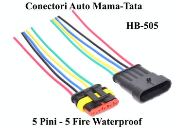 Conectori Auto 5 Fire Waterproof, HB-505 - Frize