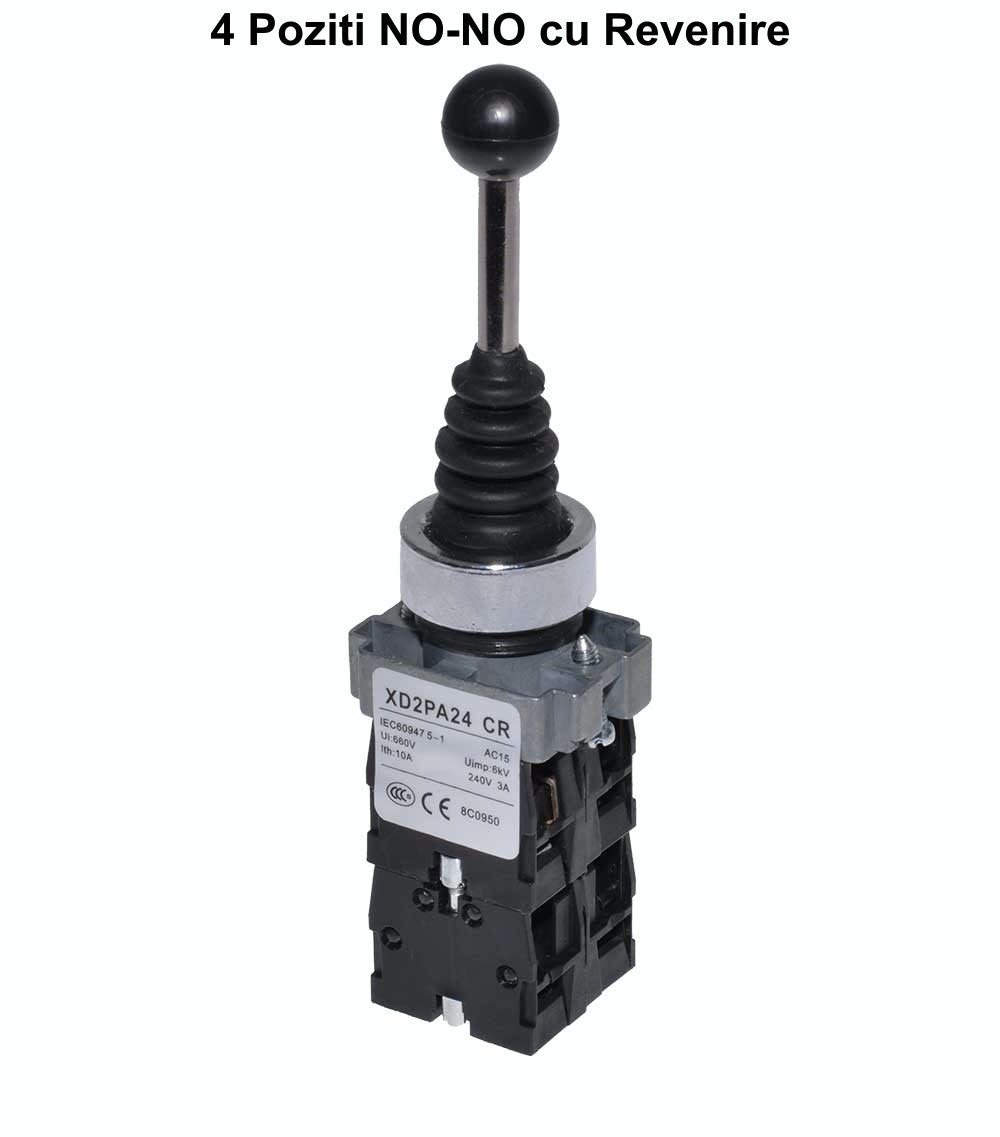 Controler cu Maneta 4 Pozitii NO-NO Revenire - Frize