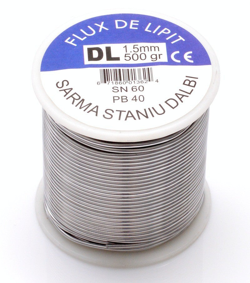 Fludor de Lipit cu Pasta , 500g - 1,5mm , SN60/PB40 - Frize