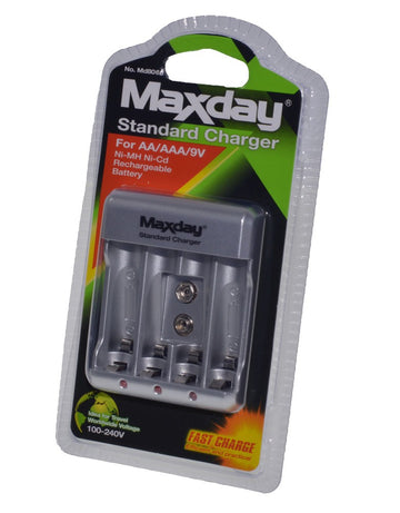 Incarcator Dublu de Acumulatori R3/R6/9V/ MAXDAY - Frize
