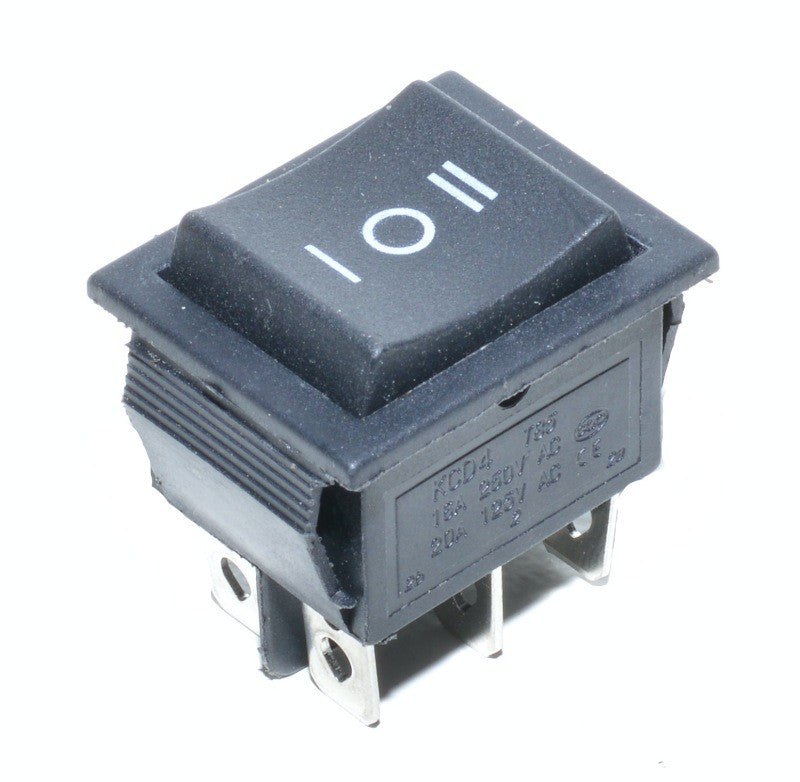 Intrerupator IRS 3 Pozitii cu Revenire Negru KCD4 16A-250V - Frize