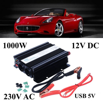Invertor Auto 1000W, 12V-220V + USB - Frize