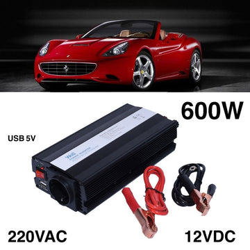 Invertor Auto 600W, 12V-220V + USB - Frize