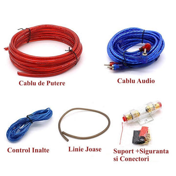 Kit Cabluri Audio Subwoofer Auto MD-668 - Frize