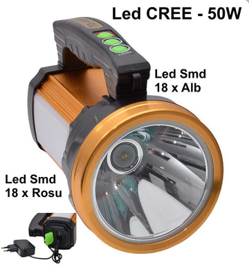 Lanterna 6688 cu Led 50W Profesional - Frize